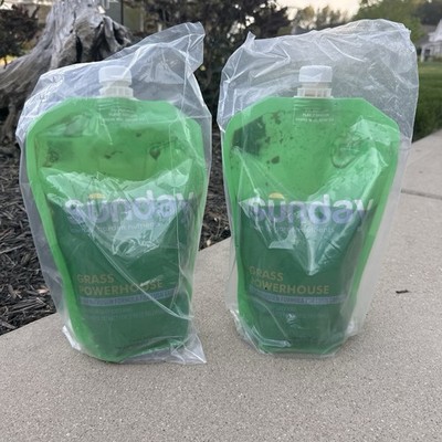 Sunday Grass Powerhouse Lawn & Garden Nutrients Deep Green Lot Of 2 Bags
