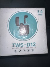 TWS-D12 True Wireless Earbuds / Bluetooth Earphones - New  Sealed H