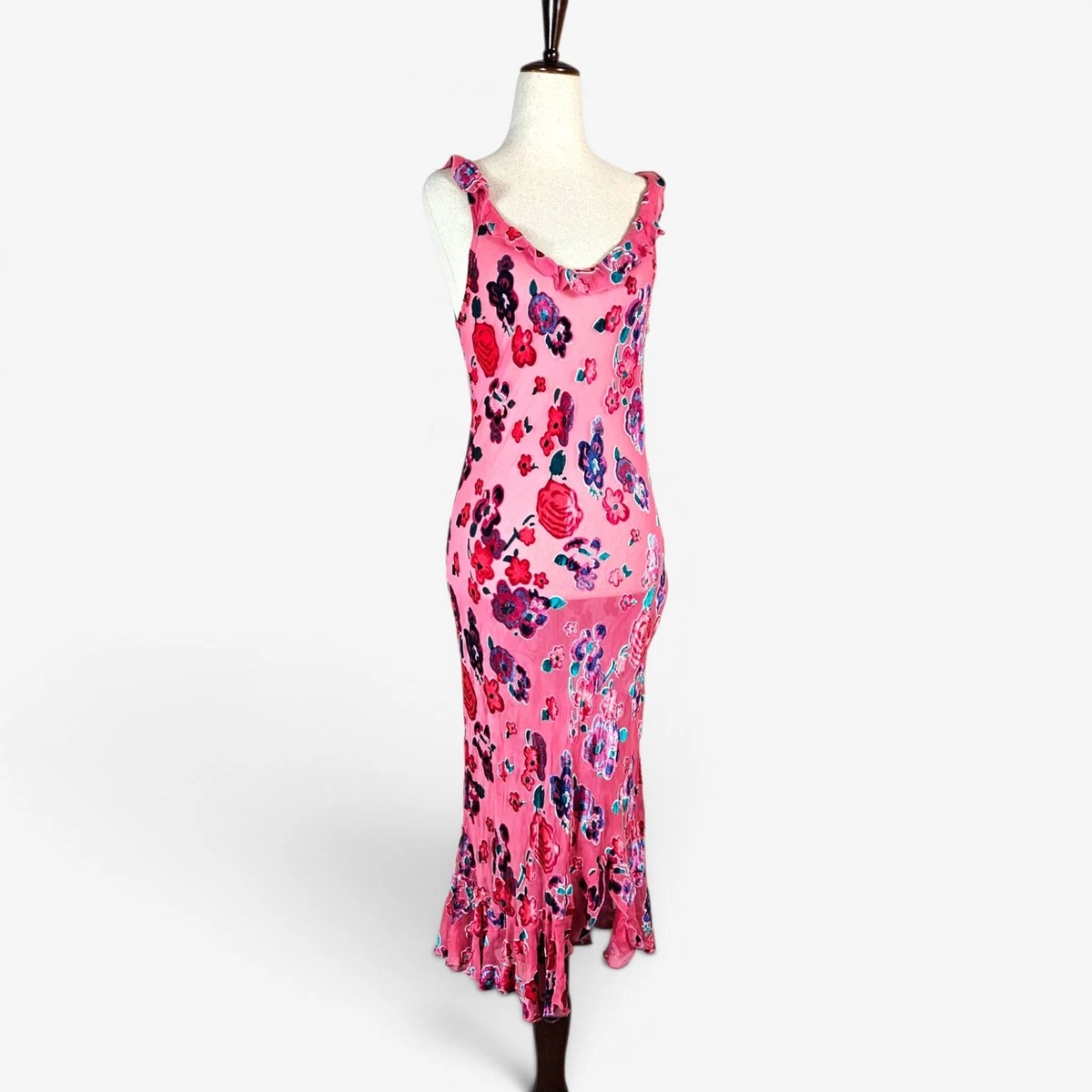 betsey johnson pink velvet dress 90s Embroidered Stretch Empire Waist Flirty Mini Vintage Betsey Johnson Black Velvet