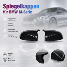 Paar Horn Spiegelabdeckungen gl�nzend schwarz M-Optik F�r BMW X-Reihe G01 G05