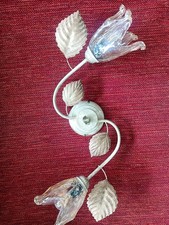 Deckenleuchte/Lampe  Florentiner Stil Eisen/Metall/Glas