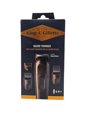 King C Gillette Barttrimmer Aufsätze abwaschbar 5513.