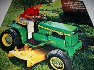 1967 John Deere Lawn & Garden Tractors and Equipment dealer showroom brochure
