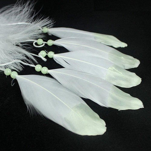 Luminous Dream Catcher,Manual Feather Hanging Decor Catcher For Type 2 - Picture 4 of 7