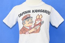 vintage 60s CAPTAIN KANGAROO BOB KEESHAN TV SHOW DISTRESSED t-shirt YOUTH MED M
