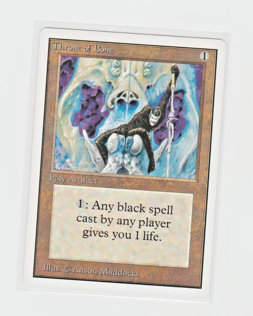 Magic the Gathering ~ MTG ~ 1x Throne of Bone ~ UNLIMITED ~  M/NM ~