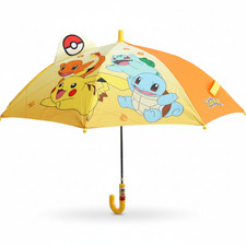 Pokemon Kids Umbrella  Pikachu Charmander Squirtle Bulbasaur Design