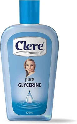 Pure Glycerine for Skin & Hair Care, Softening & Moisturizing 100ml by Clere UK