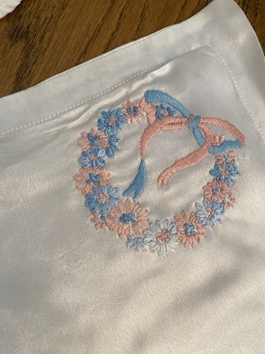 Antique Family Heirloom hand Made baby blanket & Pillow Slip-Matching Design - Picture 2 of 17