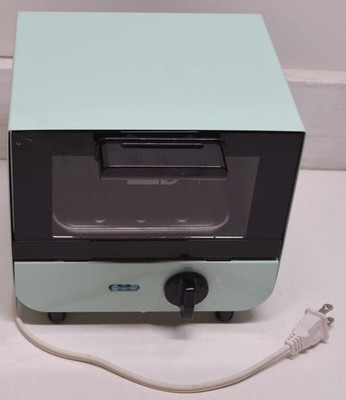 DASH Compact Toaster Oven Mini Aqua Green DTO100AG Electric Baking Toasting