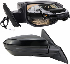 Right Passenger Side Door Mirror for 2016-2021 HONDA CIVIC LX SE Sport with Powe