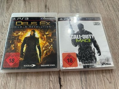 Deus Ex - Call of Duty MW3 - PlayStation 3 PS3 - Spiele - Set - akzeptabel