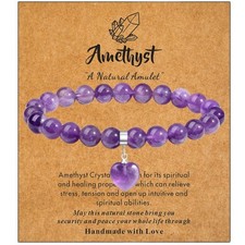 Purple Bracelets for Women Valentines Gifts for Her Women Girlfriend Mom Purple
