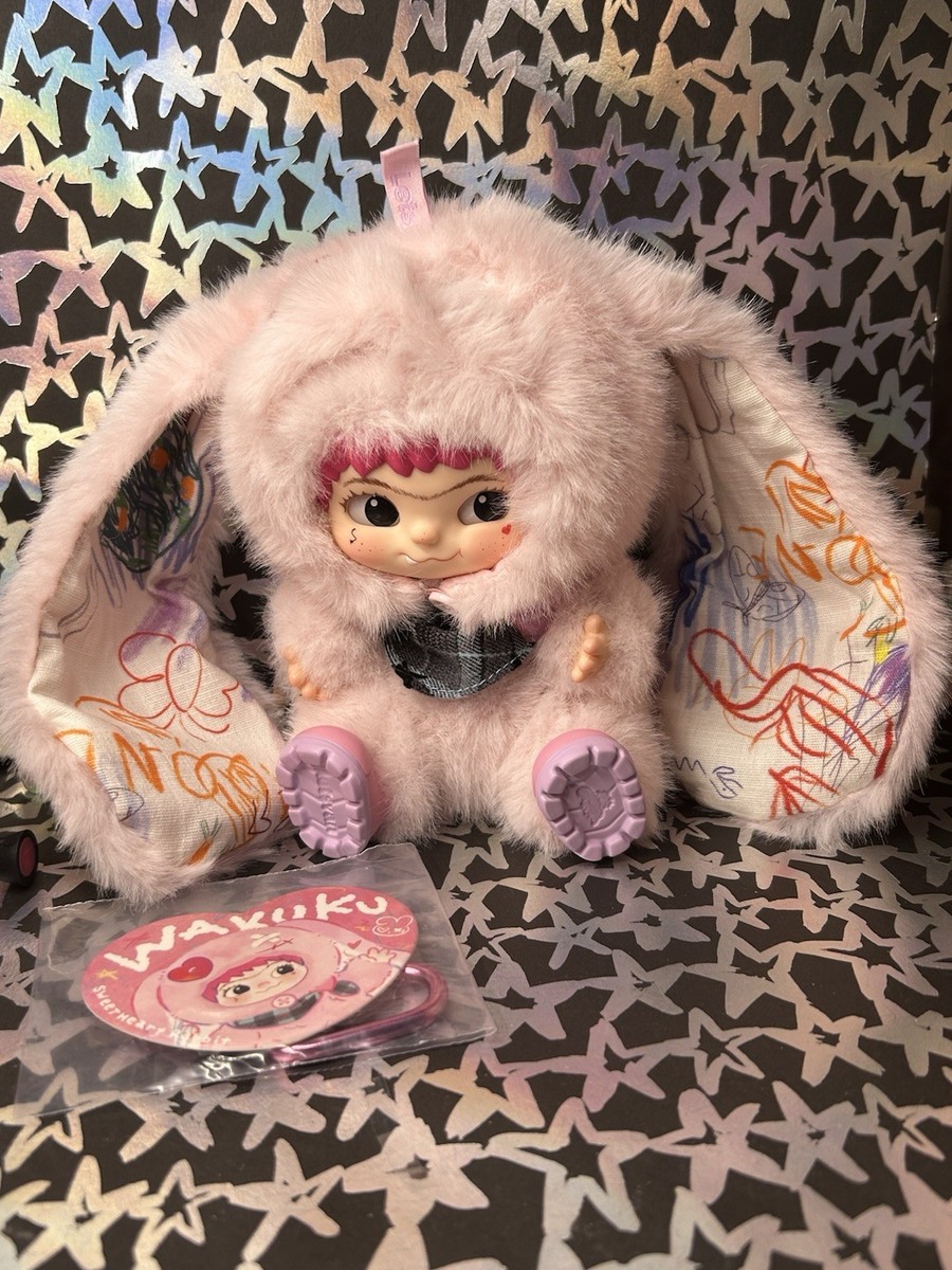 AUTHENTIC WAKUKU SWEETHEART RABBIT LIMITED PLUSH PENDANT TRENDY