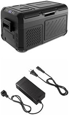 12 Volt 19 QT Portable Freezer Bundle with AC Power Cord Adapter