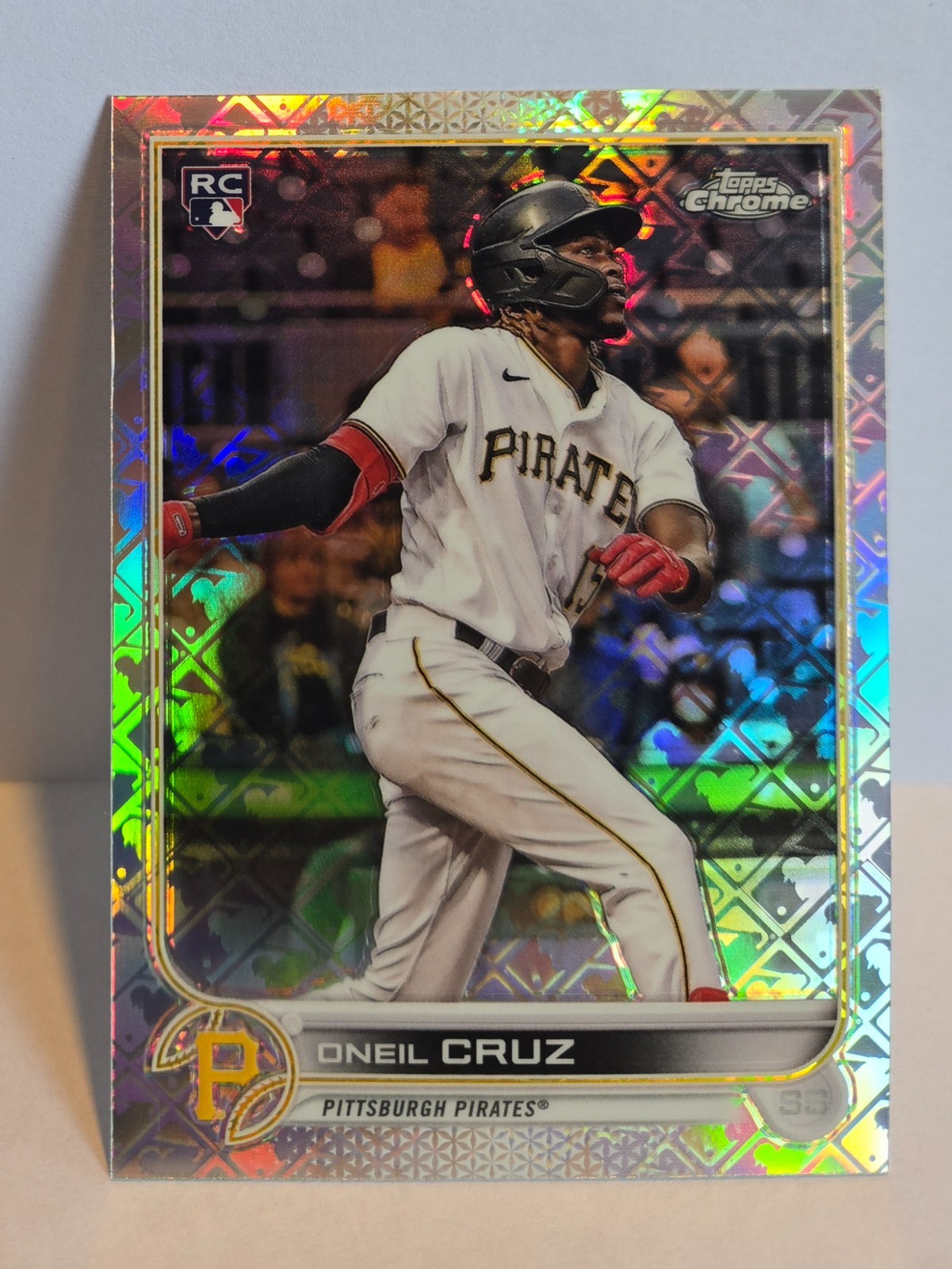 2022 Topps Chrome Logofractor Oneil Cruz RC Rookie #22 Pirates