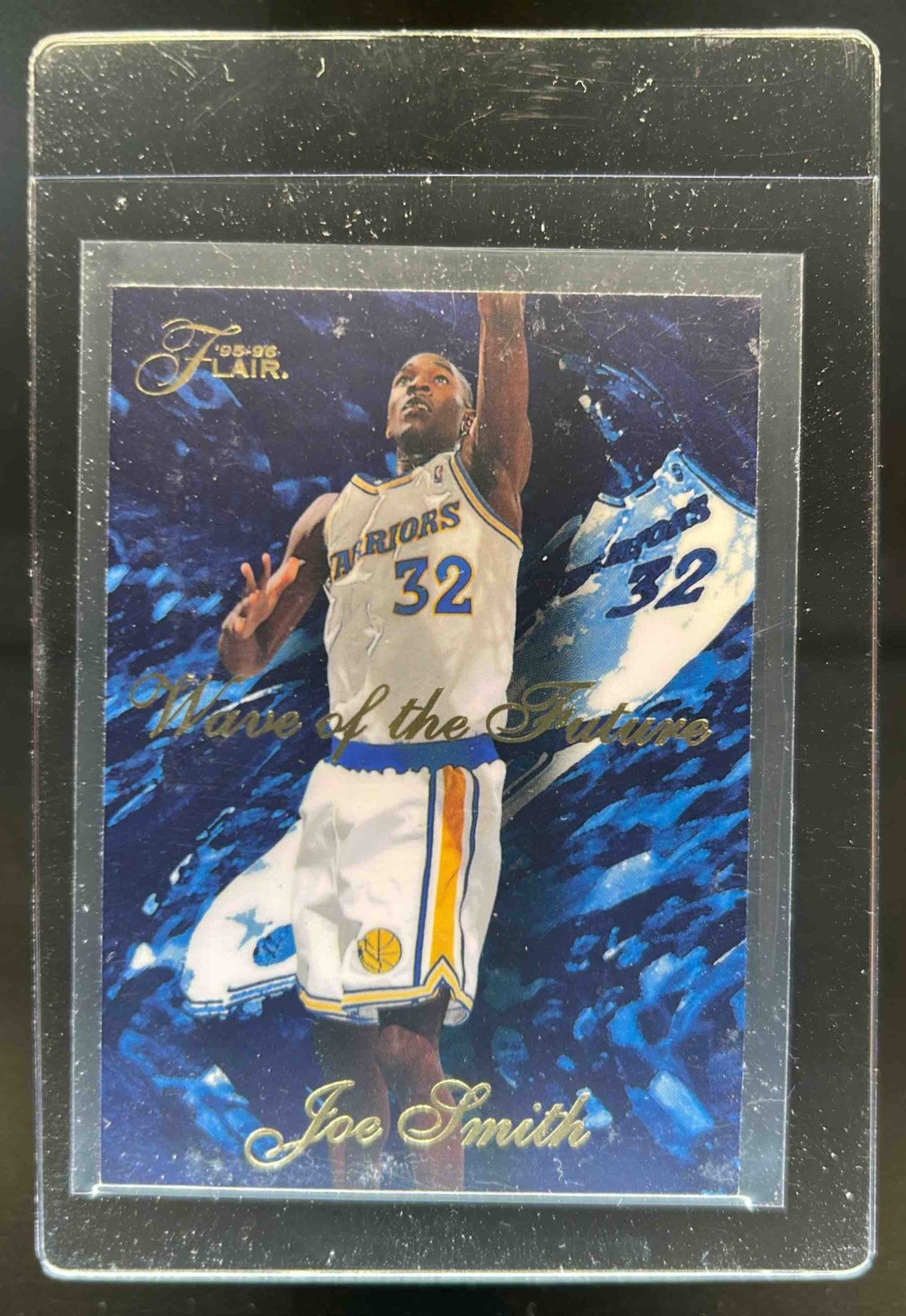 1995-96 Fleer Flair Joe Smith Wave of the Future Rookie RC #7 Warriors