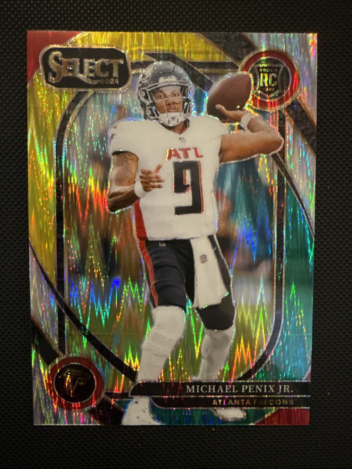 2024 PANINI SELECT 235 MICHAEL PENIX JR. GREEN & RED SHOCK