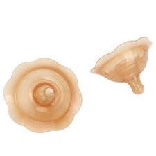 2pcs Breastfeeding Nipple Double Suction Cup Silicone Nipple WT