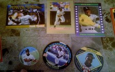 FRANK THOMAS ISLAND DISC + OSCAR + KING B +  GOLD PROMO +POWER SURGE+  GLOW BAT