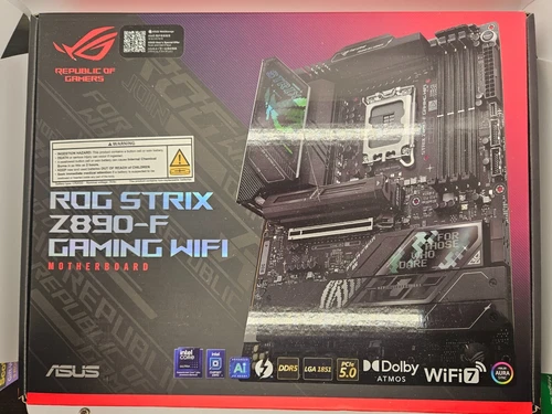 ASUS ROG Strix Z890-F Gaming WiFi Intel® Z890 LGA 1851 DDR5 ATX Motherboard