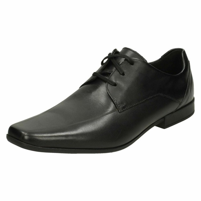 clarks formal black shoes