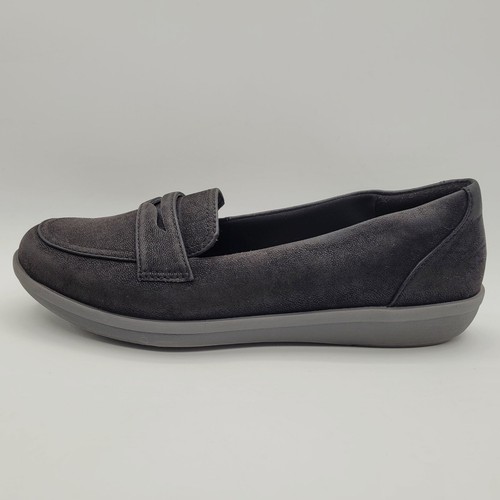 Clarks Cloud Steppers AYLA Womens Sz 7.5 Comfort Soft Cushioned Slip On Loafers - Picture 3 of 14