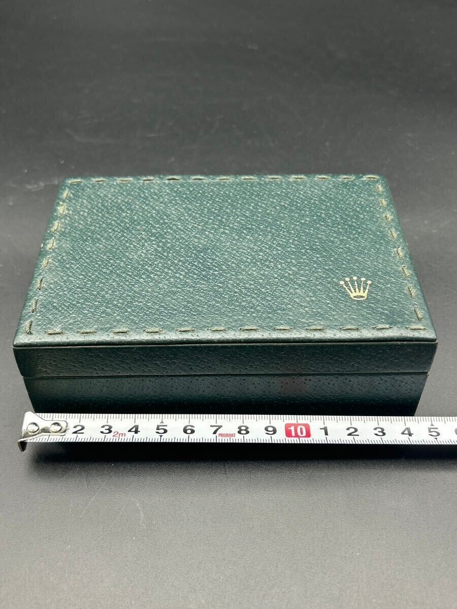 VINTAGE GENUINE ROLEX Green watch box case no inner 68.00.3 wood 240903001yA