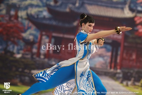 STAR MAN MS-011 1/6 Female Fighter ChunLi 12" Collectible Action Figure Model - Picture 14 of 20