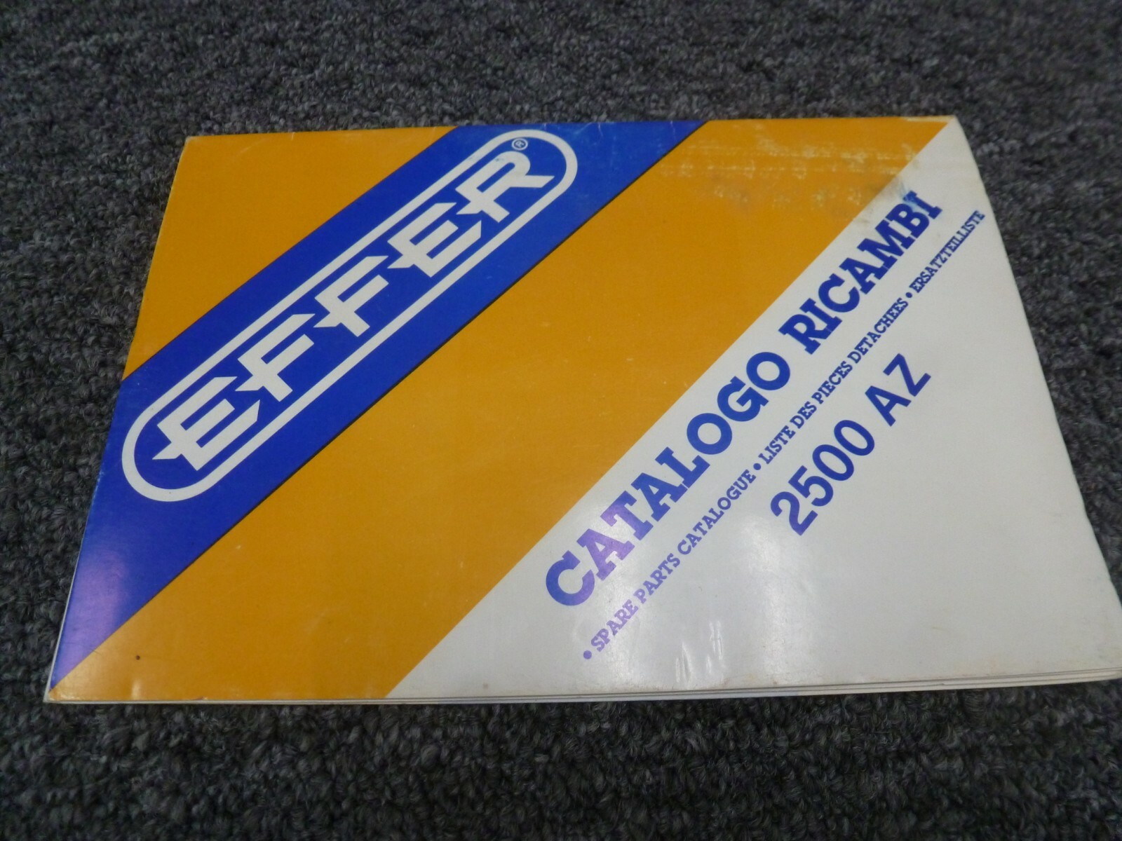 Effer 2500AZ Mobile Truck Crane Parts Catalog Manual eBay