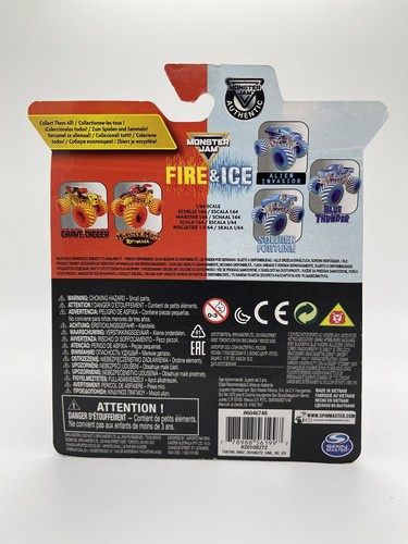 Monster Jam 1:64 SOLDIER FORTUNE FIRE ICE Walmart Exc SPECIAL EDITION NEW ICE - Picture 2 of 2