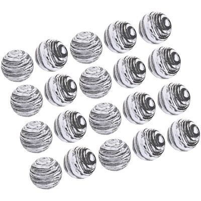  20 Pcs Schäumung Elastischer Kugel Hüpfbauer Welpenspielzeugball
