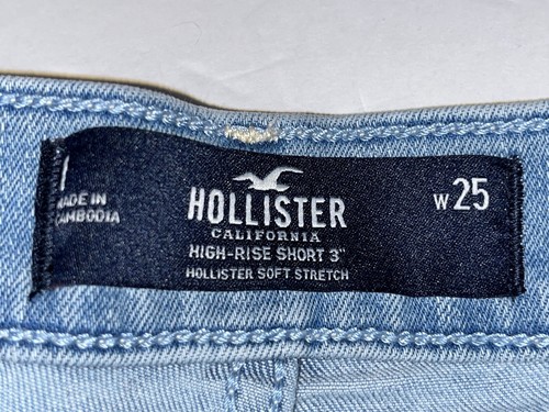 Pantalones Cortos Hollister Booty Niñas 25X2 Envejecidos Suaves Elastizados Corte - Imagen 4 de 6