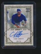 CORY ABBOTT 2020 LEAF ULTIMATE DRAFT AUTO 33/75