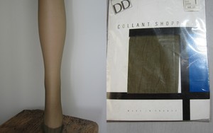 COLLANT VINTAGE VOILE SHOPPING DORE DORE TAILLE T1 Fabriqué en France | eBay