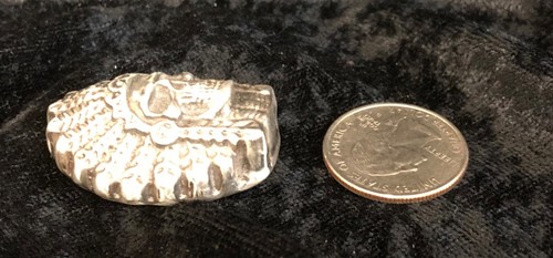 3 Oz MK BarZ Hand Poured "Skull Chief" 2D .999 Bar - Picture 5 of 5