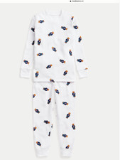 NEW Ralph Lauren Polo Bear GIRL Jersey SLEEP 2 PC SET COTTON Pajama 6 8 10 12 14