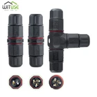 Cable Connector Outdoor 2-3 Way Waterproof Electrical Terminal Wire Adapter