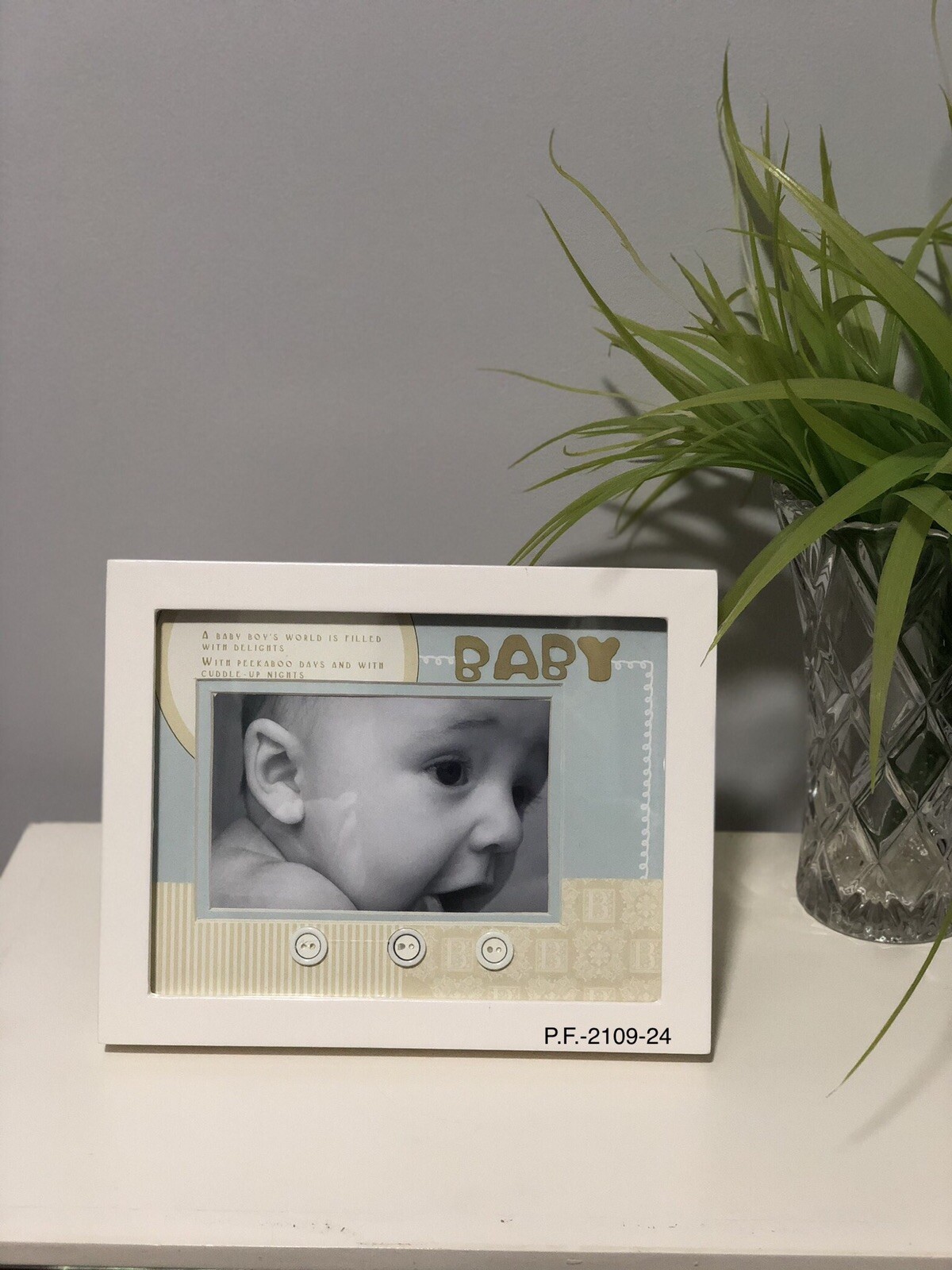 Photoframe Baby Blue Free Gift