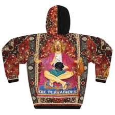 The Big Lebowski "Zen Dude" Artisan Hoodie - The Dude Abides Watercolor Hoodies