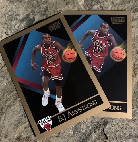 B.J. Armstrong Basketball Cards. 3. Chicago Bulls - Picture 2 of 3
