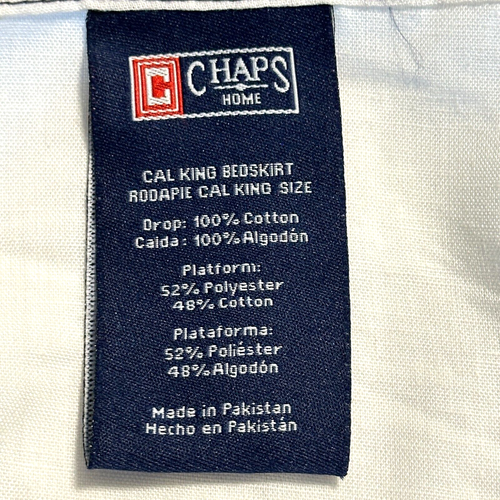 Ralph Lauren Chaps Bettrock Preston weingrün schwarz gestreift California King 15" - Bild 6 von 7
