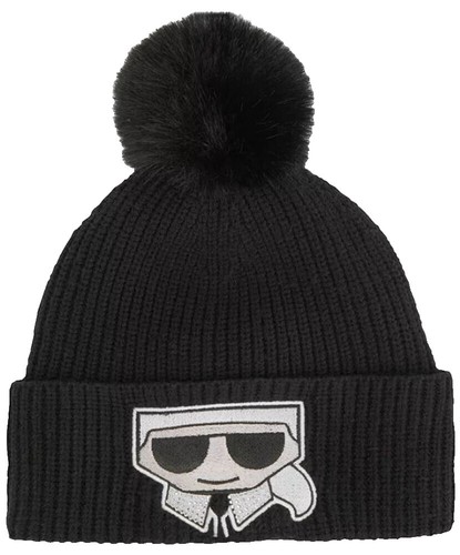 Palace Skateboards Teddy Beanie Black Size L/XL FW23 Faux Fur