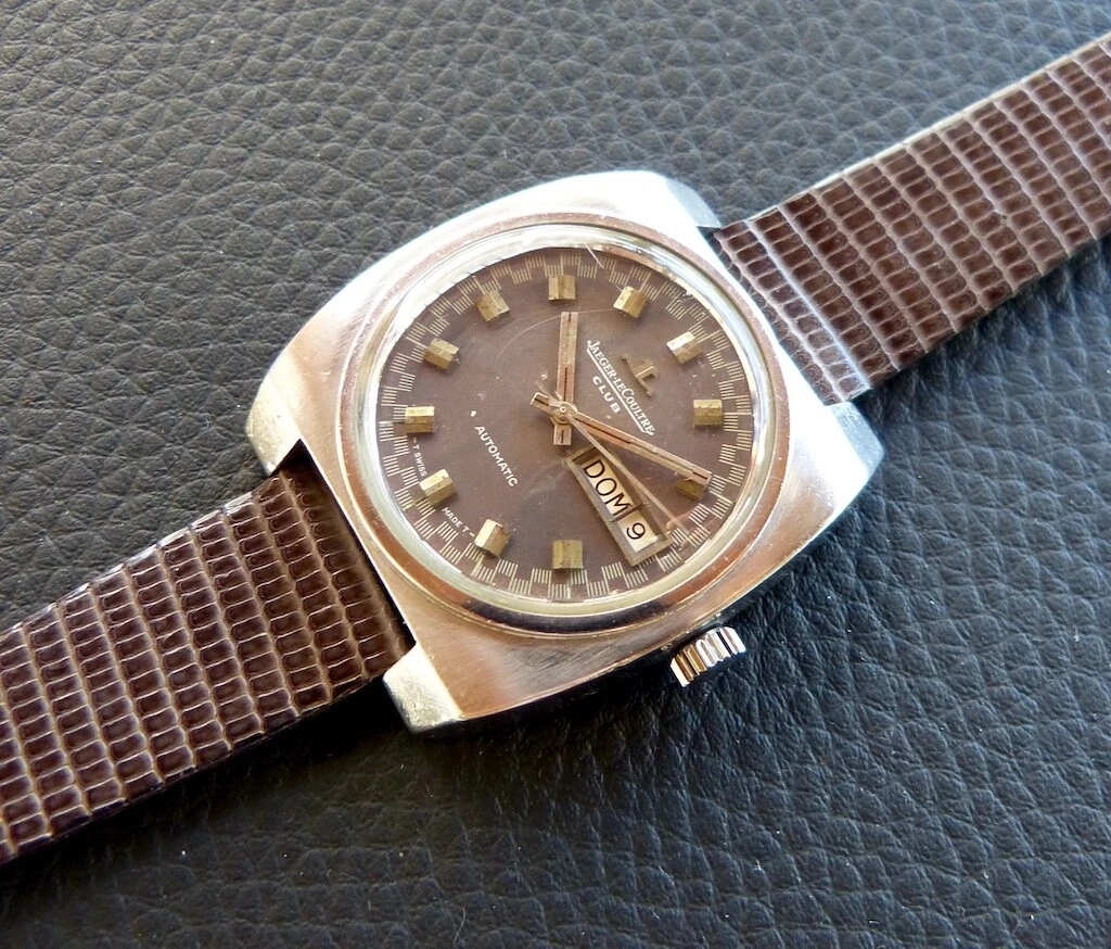 Jaeger LeCoultre — Jaeger LeCoultre Club ref. E300205 chocolate dial!