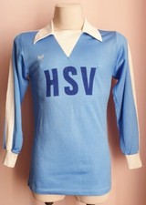 Ultra Rare Vintage Erima Hamburg SV 1976-1978 Away Football Shirt Jersey L/S