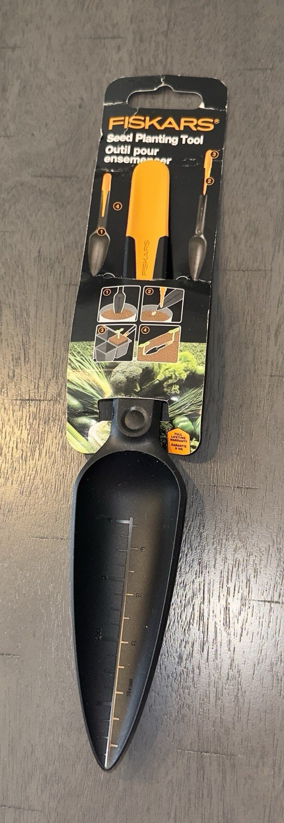 *NEW* Fiskars 340110 Seed Planter Planting Tool Seed Sower W/ Removable Stylus