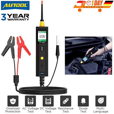 12V 24V Car Test Probe Prüfgerät Circuit Tester Kfz Stromkreistester Prüflampe