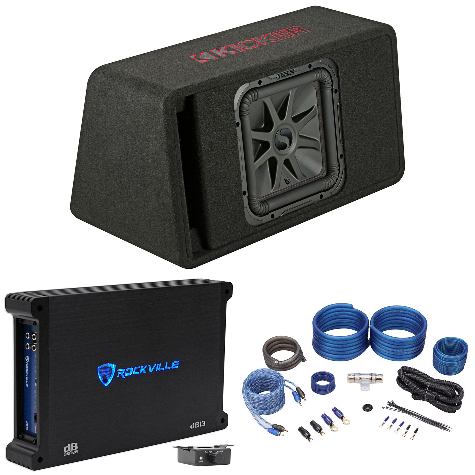 Сабвуфер KICKER 45VL7R122 L7R 12 Вентилируемый корпус сабвуфера Усилитель Комплект усилителей 72690₽