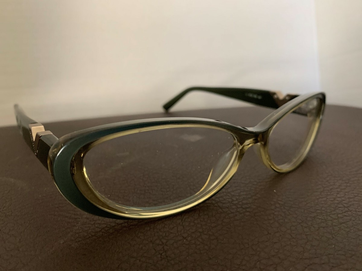 VALENTINO Small Oval Frame Green Eyeglasses Glasses 5762 PBL 