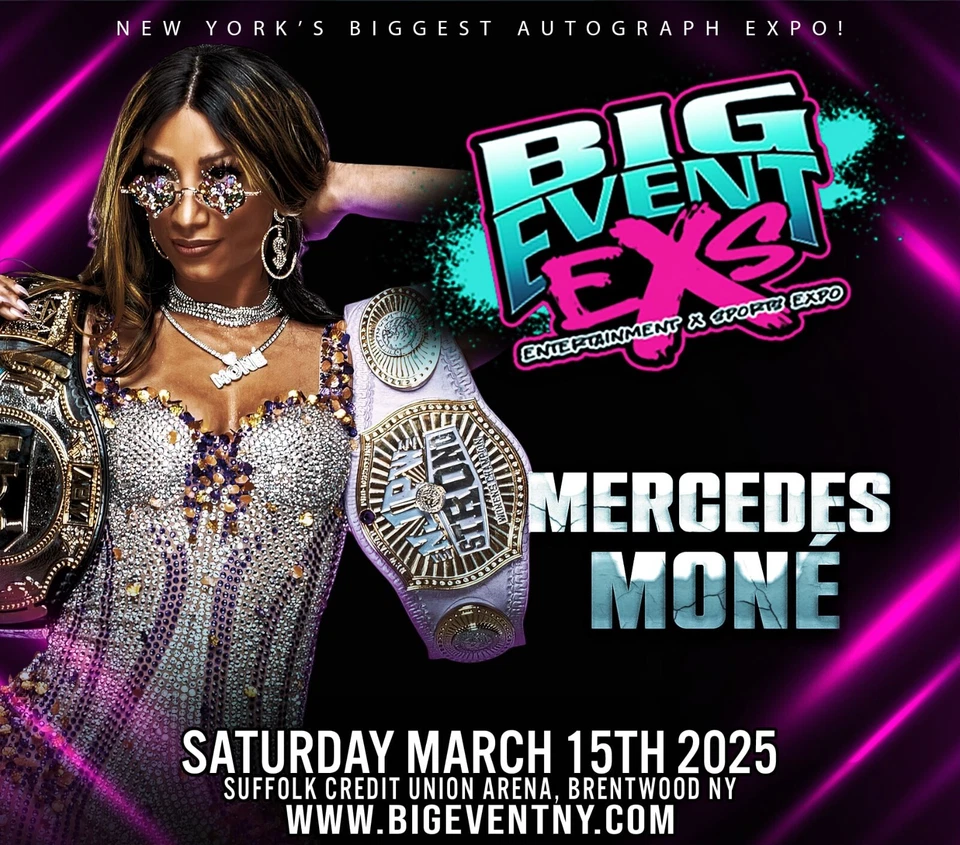 Foto firmada por Sasha Banks de 8x10 certificado de autenticidad JSA WWE lucha libre AEW Mercedes Mone Foto 2 de 3